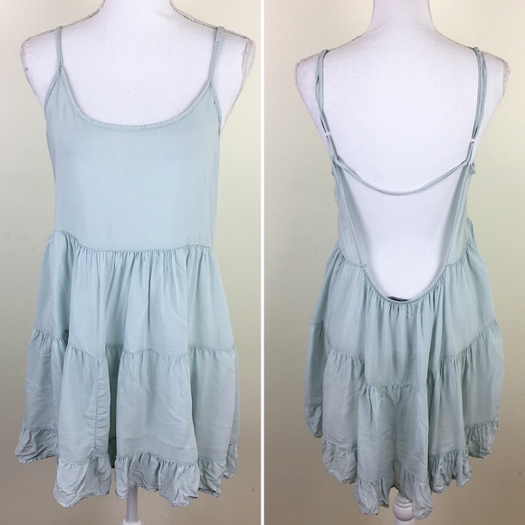 American Eagle Outfitters Tops - American Eagle Outfitters Light Mint Backless Top